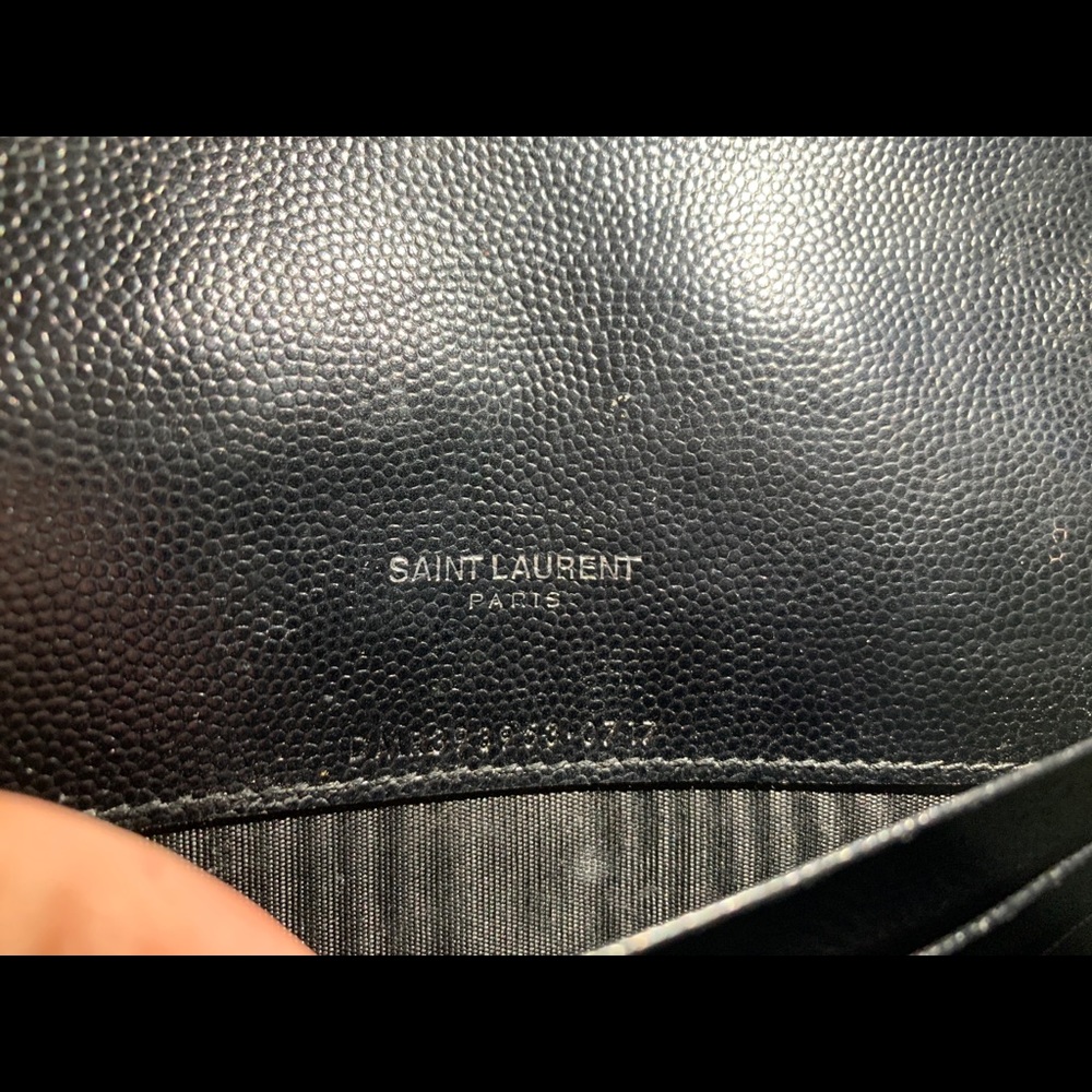 Saint Laurent Black Monogramme Chain Wallet Bag - Picture 12 of 13